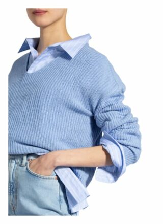 Iris Von Arnim Pullover Mit Seide Und Cashmere blau