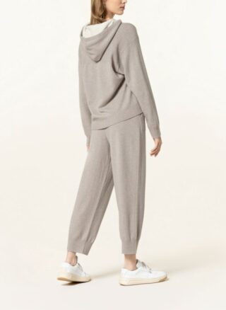 Iris Von Arnim Strick-Hoodie Kora Aus Cashmere beige