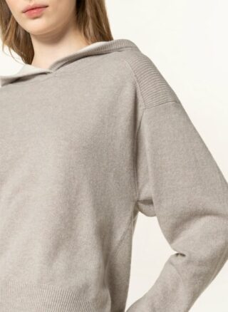 Iris Von Arnim Strick-Hoodie Kora Aus Cashmere beige