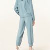 Iris Von Arnim Strick-Hoodie Kora Aus Cashmere blau