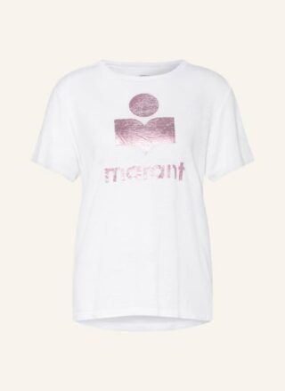 ISABEL MARANT ÉTOILE Zewel T-Shirt aus Leinen Damen, Weiß
