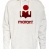 Isabel Marant Oversized-Hoodie Miley weiss