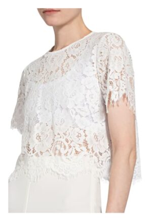Ivy & Oak Spitzenshirt Cassis Mit Fransenbesatz weiss