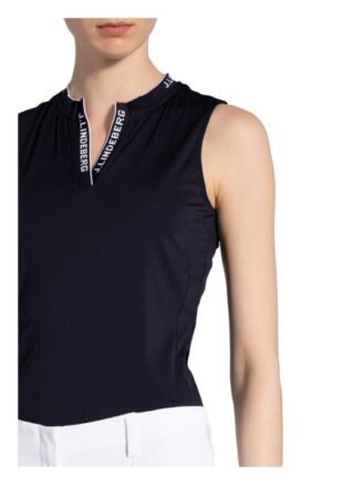 J.Lindeberg Funktions-Poloshirt blau
