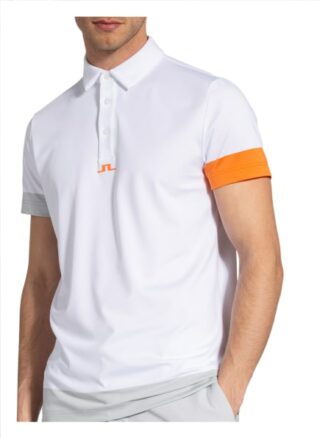 J.Lindeberg Funktions-Poloshirt weiss