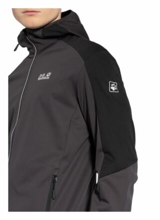 Jack Wolfskin Softshell-Jacke Go Hike schwarz