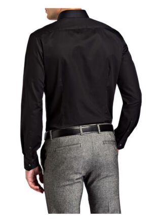 Jacques Britt Como Business-Hemd Herren, Schwarz