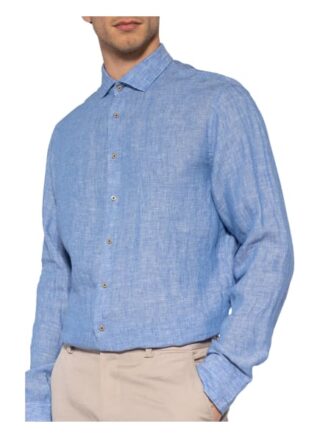 Jacques Britt Siena Leinenhemd Herren, Blau