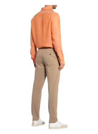 Jacques Britt Siena Leinenhemd Herren, Orange