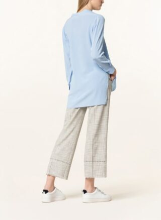 Jadicted Blusenshirt Aus Seide blau