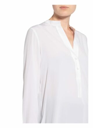 Jadicted Blusenshirt Aus Seide weiss