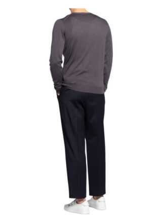 John Smedley Strickjacke grau