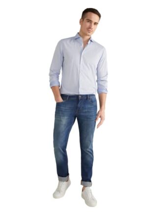 Joop! Baumwoll-Hemd Pajos Slim Fit blau