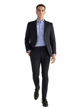 Joop! Baumwoll-Hemd Panko Slim Fit blau