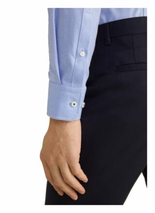 Joop! Baumwoll-Hemd Panko Slim Fit blau