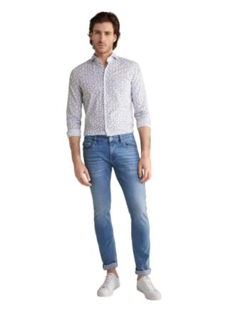 Joop! Pajos Casual-Hemd Herren, Blau