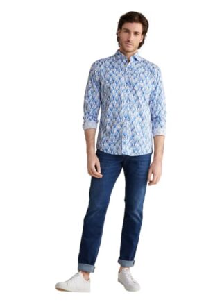 JOOP! JEANS Hanjo Casual-Hemd Herren, Weiß