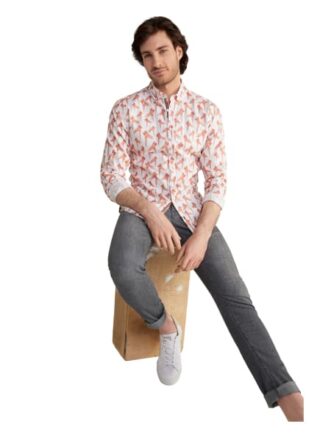 Joop! Jeans Hemd Haven Modern Fit weiss