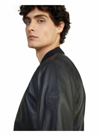 Joop! Jeans Lederjacke Escor schwarz
