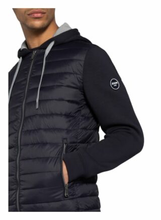 Joop! Jeans Steppjacke Harlo Im Materialmix blau