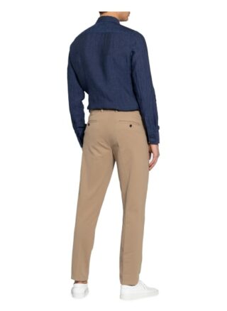 Joop! Leinenhemd Peppe Slim Fit blau