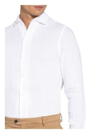 Joop! Leinenhemd Peppe Slim Fit weiss