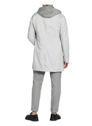 Joop! Mantel Yanek Mit Abnehmbarem Sweat-Besatz weiss
