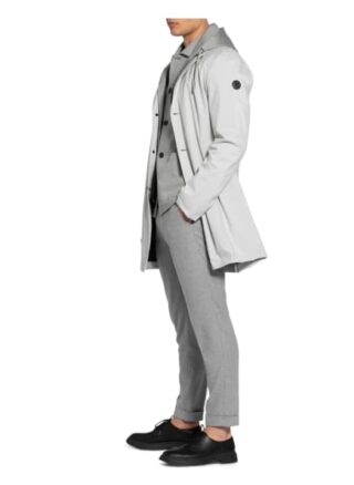 Joop! Mantel Yanek Mit Abnehmbarem Sweat-Besatz weiss