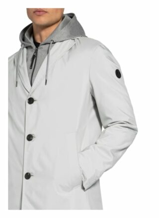Joop! Mantel Yanek Mit Abnehmbarem Sweat-Besatz weiss