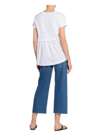 Joop! T-Shirt Tamea Aus Materialmix weiss