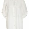 Joseph Ribkoff Bluse Mit Paillettenbesatz weiss