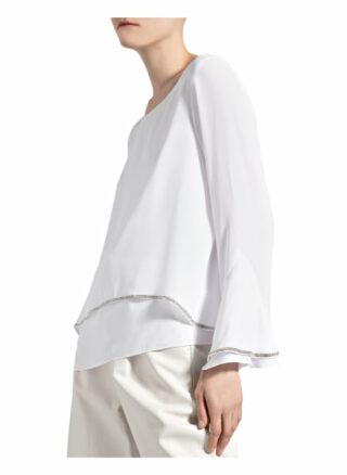 Joseph Ribkoff Blusenshirt Mit Schmucksteinbesatz weiss