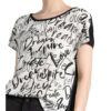 Joseph Ribkoff T-Shirt Mit Schmucksteinbesatz schwarz