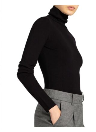 Joseph Rollkragenpullover Mit Seide schwarz