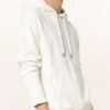 Juvia Frottee-Hoodie weiss