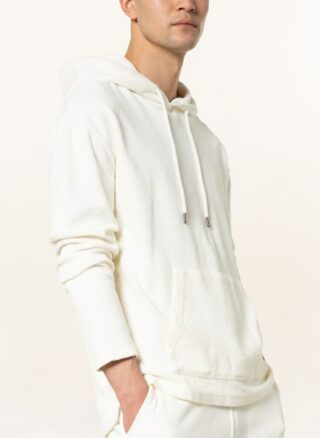 Juvia Frottee-Hoodie weiss