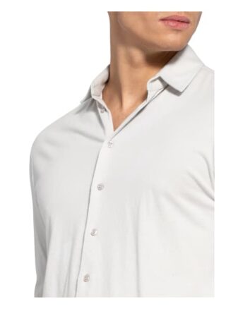 Juvia Jerseyhemd Slim Fit grau
