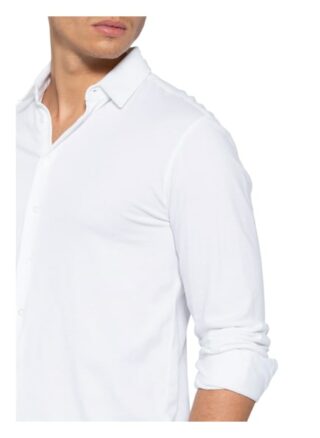 Juvia Jerseyhemd Slim Fit weiss