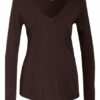 Juvia Longsleeve Damen, Braun