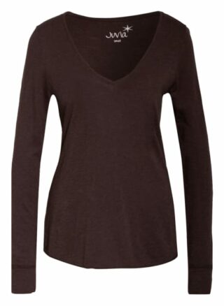 Juvia Longsleeve Damen, Braun