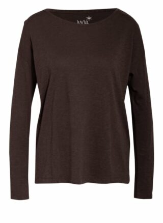 Juvia Longsleeve Damen, Braun