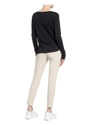 Juvia Longsleeve Damen, Schwarz