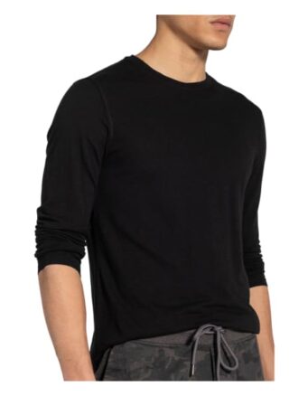 Juvia Longsleeve Herren, Schwarz