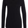 Juvia Longsleeve Damen, Schwarz