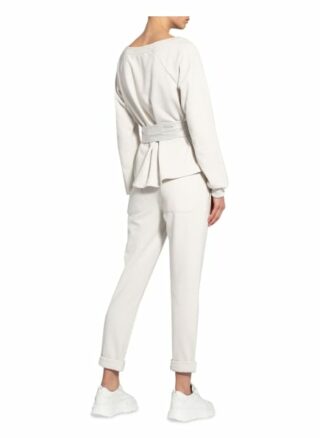 Juvia Sweatshirt Mit Bindegürtel grau