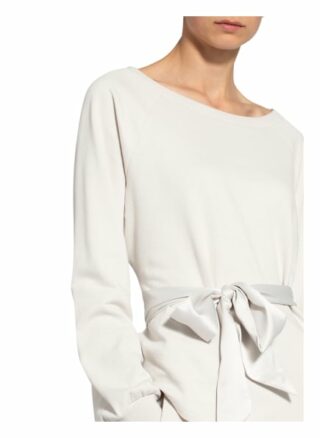 Juvia Sweatshirt Mit Bindegürtel grau