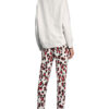 Juvia Sweatshirt Mit Perlenbesatz grau