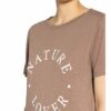 Juvia T-Shirts Damen, Braun