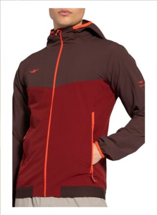 Kaikkialla Softshell-Jacke Muurola rot