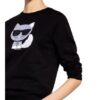 Karl Lagerfeld Sweatshirt Ikonik Choupette Mit Schmucksteinbesatz schwarz
